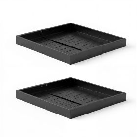 Pull Out Cabinet Organizer, 2 Pack Expandable Width (12.2"-18.9"), 20.47" Deep Pull Out Drawers for Cabinets