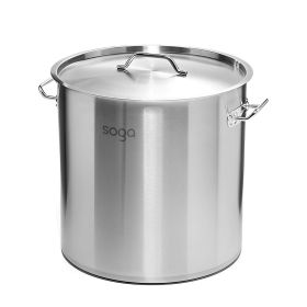 3.2 Gal Top Grade Thick Stainless Steel Stock Pot 18/10