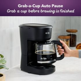 Programmable Coffee Maker, 12-Cup Coffee Maker, Black