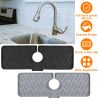 Silicone Faucet Mat Kitchen Sink Splash Guard Drain Mat Drying Pad Kitchen Mat Bathroom Drip Catcher