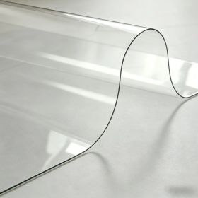 Clear Table & Floor Protector- Waterproof Heavy Duty PVC Cover For Tables (Option: 1.5mm-36inches-53inches)