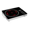 3500W Electric Single Ceramic Stove Electric Cooktop Hot Plate Infrared Countertop Burner with 12 Power & Temperature Levels 0-3H Timer Portable Handl
