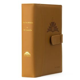 The TeaBook - The Best Tea Storage Organizer Ever! (Color: Chai Light Brown)