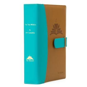 The TeaBook - The Best Tea Storage Organizer Ever! (Color: Teal)